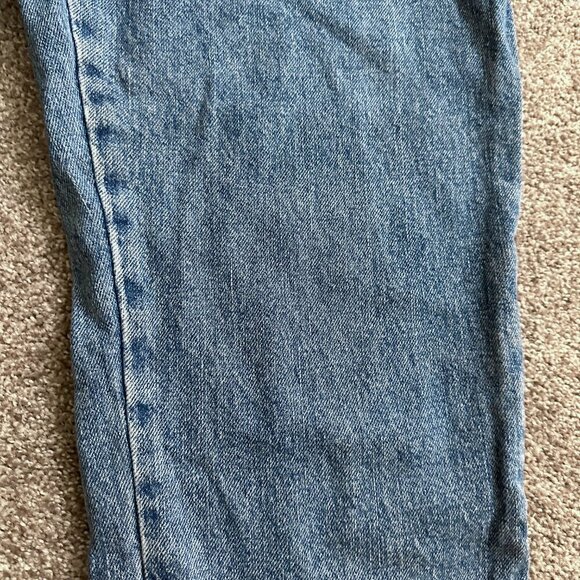 Vintage 90s Express Bleus High Rise Mom Jeans Women's Size 13/14 Medium Wash - Picture 7 of 16